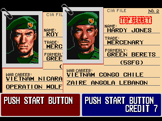 Operation Thunderbolt (Arcade) screenshot: The heroes.
