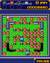 Bomberman (J2ME) screenshot: Stage 3