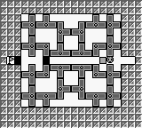 Kwirk (Game Boy) screenshot: Lots of spinning doors