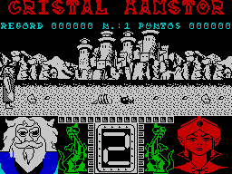 La Corona Mágica (ZX Spectrum) screenshot: Game start