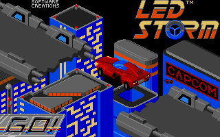 L.E.D. Storm (Atari ST) screenshot: Title screen
