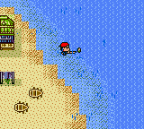 Legend of the River King 2 (Game Boy Color) screenshot: Fishing.