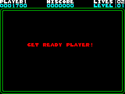 Dingo (ZX Spectrum) screenshot: Level 1: Get ready!