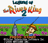 Legend of the River King 2 (Game Boy Color) screenshot: Title screen