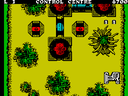 Lightforce (ZX Spectrum) screenshot: Extra background detail in this section