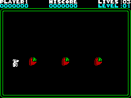 Dingo (ZX Spectrum) screenshot: Level intro screen.