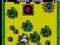 Lightforce (ZX Spectrum) screenshot: Down I go