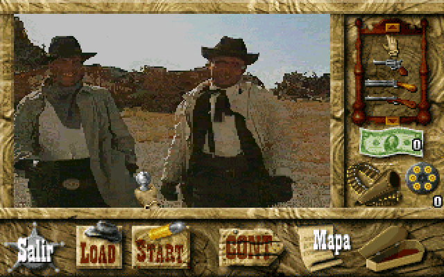 Los Justicieros (DOS) screenshot: I think it's quite evident that they are the Zorton Brothers