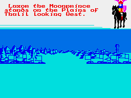 Doomdark's Revenge (ZX Spectrum) screenshot: Lots of soldiers in view here