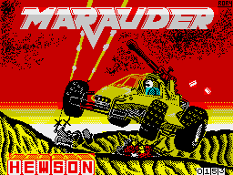 Marauder (ZX Spectrum) screenshot: Loading screen