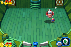 Mario Pinball Land (Game Boy Advance) screenshot: This apparently defenseless prickly fish is a boss. Yes, a boss!