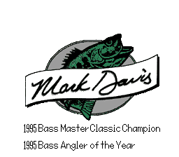 Mark Davis' The Fishing Master (SNES) screenshot: In case you are not familiar with who Mark Davis is