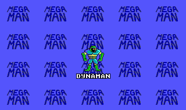 Mega Man (DOS) screenshot: Entering DynaMan's stage.