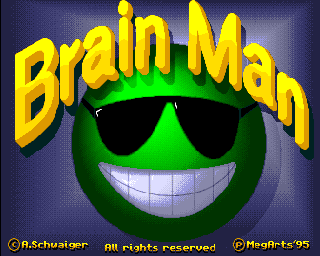 BrainMan (Amiga) screenshot: Title screen