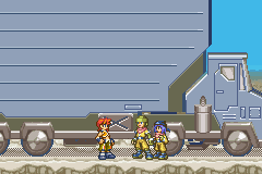 Mega Man Zero 4 (Game Boy Advance) screenshot: A cut-scene