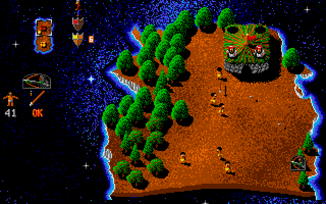 Mega lo Mania (Atari ST) screenshot: Under attack!