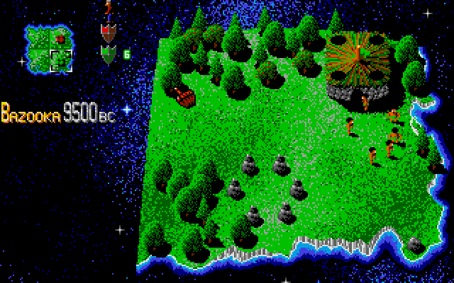 Mega lo Mania (Atari ST) screenshot: Green army.