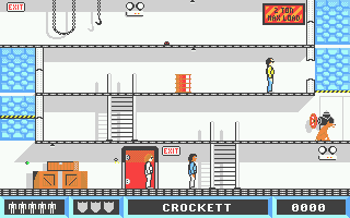 Miami Vice (Atari ST) screenshot: Action start