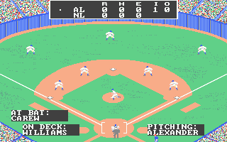 MicroLeague Baseball (Atari ST) screenshot: Scorecard