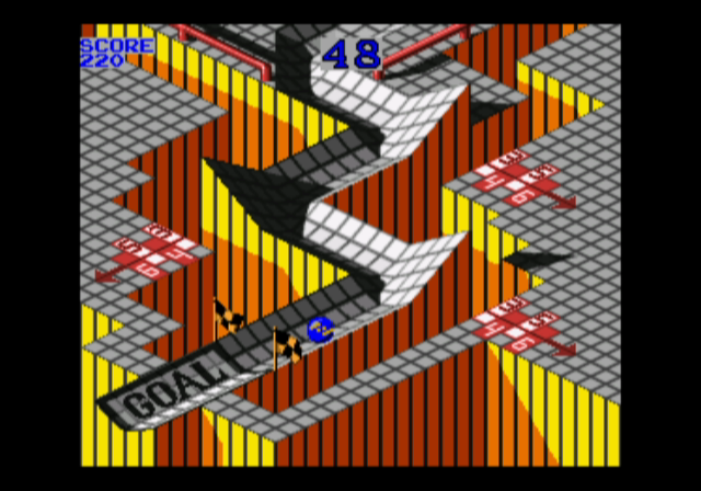Midway Arcade Treasures (GameCube) screenshot: Marble Madness