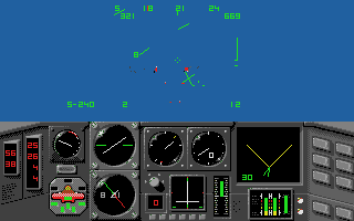 MiG-29 Fulcrum (Atari ST) screenshot: She could see from my face that I was flying high