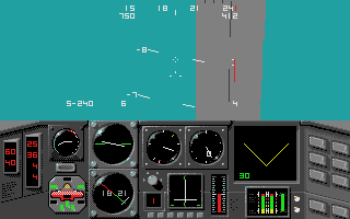 MiG-29 Fulcrum (Atari ST) screenshot: This doesn't look good