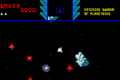 Midway's Greatest Arcade Hits (Game Boy Advance) screenshot: Sinistar - Shoot the red ships