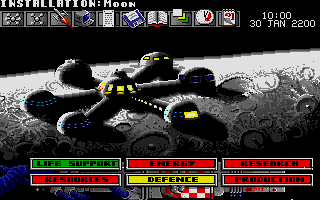 Millennium: Return to Earth (Atari ST) screenshot: The moon colony