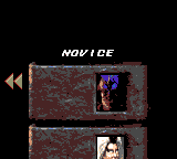Mortal Kombat 3 (Game Gear) screenshot: Selecting your opponent