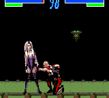 Mortal Kombat 3 (Game Gear) screenshot: Kano seems to like this grassy area