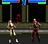 Mortal Kombat 3 (Game Gear) screenshot: Using a special technique