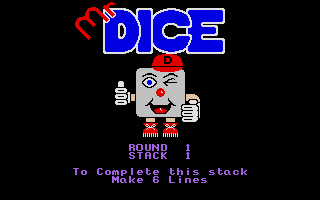 Mr Dice (Atari ST) screenshot: Loading screen