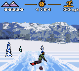 MTV Sports: Pure Ride (Game Boy Color) screenshot: A little hop. (skip and a jump)