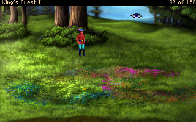 King's Quest: Quest for the Crown (Windows) screenshot: The meadow