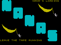 Naanas (ZX Spectrum) screenshot: Loading screen