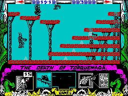 Nemesis the Warlock (ZX Spectrum) screenshot: Level 2's arrangement