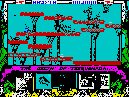 Nemesis the Warlock (ZX Spectrum) screenshot: This is turning into a bloodbath