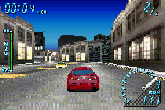 Need for Speed: Underground (Game Boy Advance) screenshot: Look out! Some pilots will try to be faster than you...