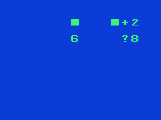 Nimble Numbers Ned (Odyssey 2) screenshot: Function Machine.