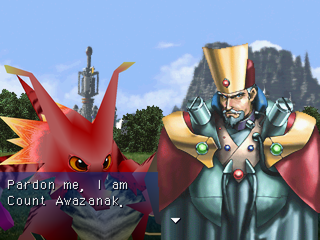Dragon Seeds (PlayStation) screenshot: Count Awazanak