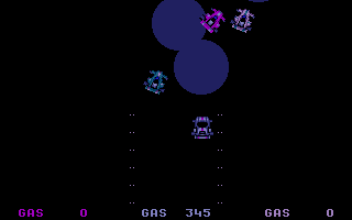 Nitro (Atari ST) screenshot: A night race