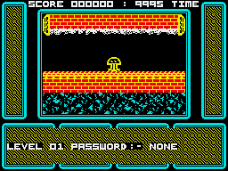One Man and His Droid (ZX Spectrum) screenshot: Game start