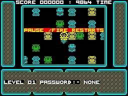 One Man and His Droid (ZX Spectrum) screenshot: Do sheep have pause?