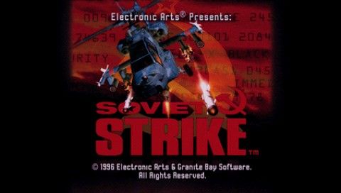 Soviet Strike (PSP) screenshot: Title screen