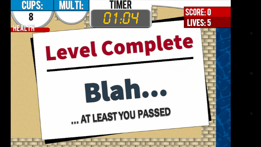Party Ball Arcade (Android) screenshot: Well, at least I completed the maze.