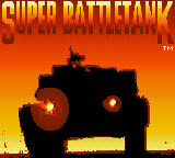 Garry Kitchen's Super Battletank: War in the Gulf (Game Gear) screenshot: Title screen