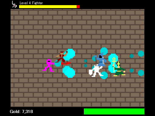 Ginormo Sword (Browser) screenshot: Multiple enemies at once