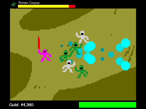 Ginormo Sword (Browser) screenshot: Fighting mummies.