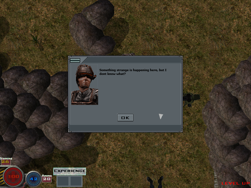 Out of the World (Windows) screenshot: Campaign: Robocop?