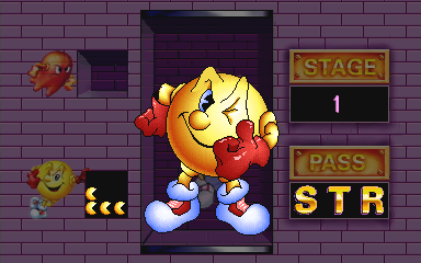 Pac-Attack (CD-i) screenshot: Level complete!